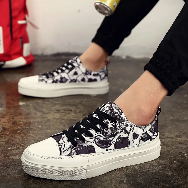 2018 новая парусиновая обувь солидного мужчины состоящий из без искусство Узкие