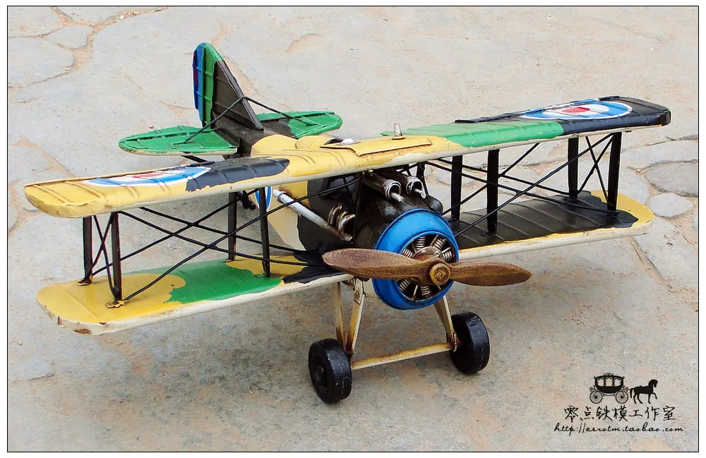 

Iron aircraft retro vintage ornaments a UK fighter fight a war classic series home accessories