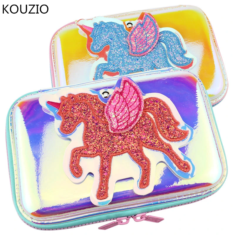 Милый пенал карандаш с единорогом estuche trousse scolaire stylo kawaii estuches papeleria канцелярские