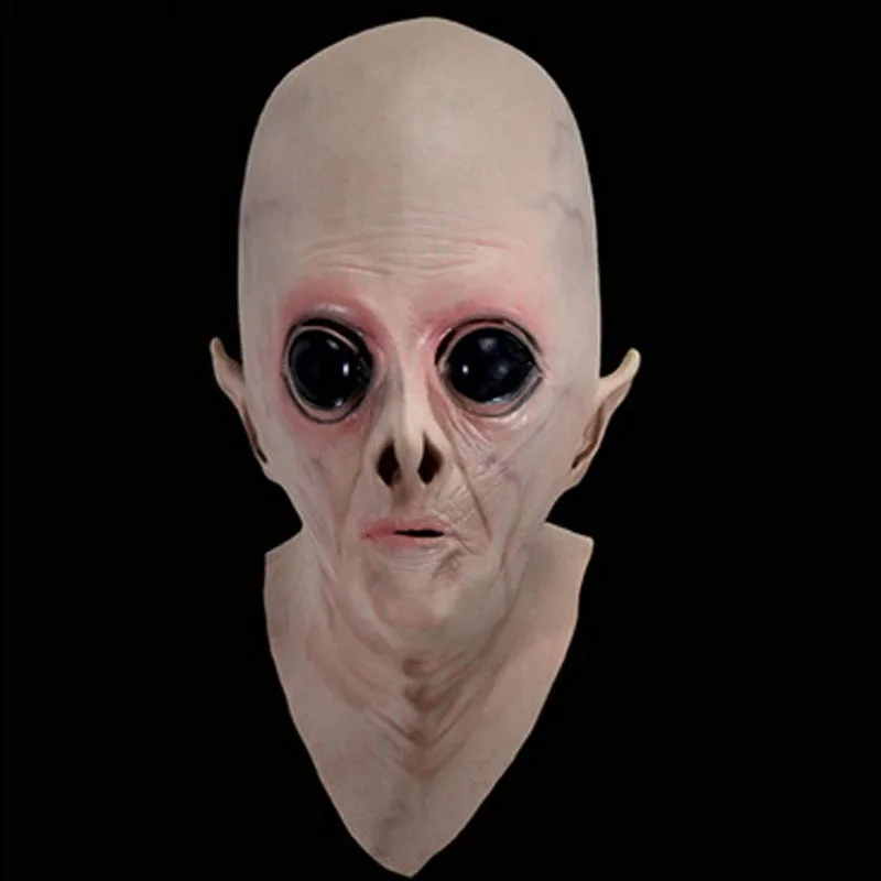 Сверхземные вечерние латексные маски Alien UFO ET Horror силиконовая маска для лица