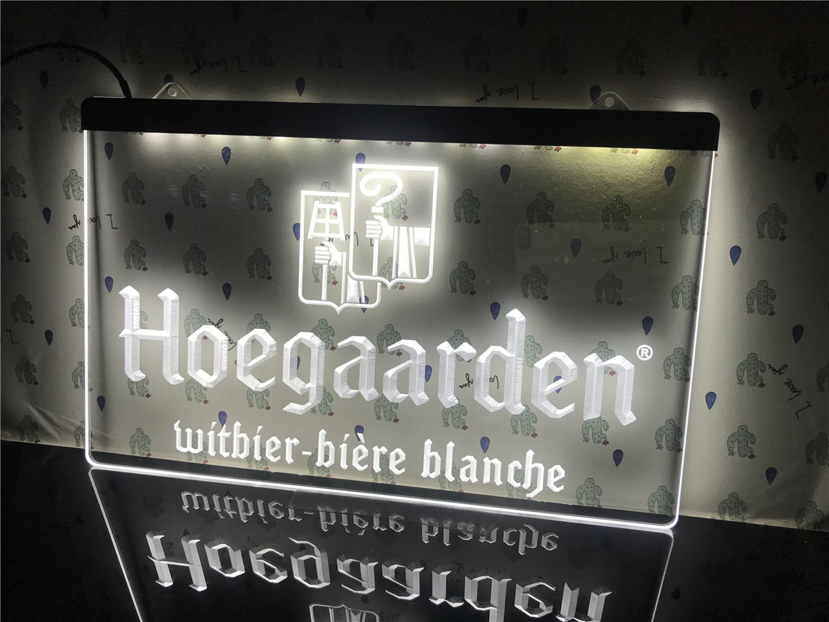 A173-Hoegaarden Бельгия пивной бар светодиодный светильник знак