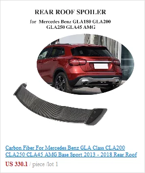 PP задний бампер для губ спойлер, диффузор с глушитель для Mercedes Benz GLA Calss GLA260 спортивный внедорожник- не GLA45 AMG