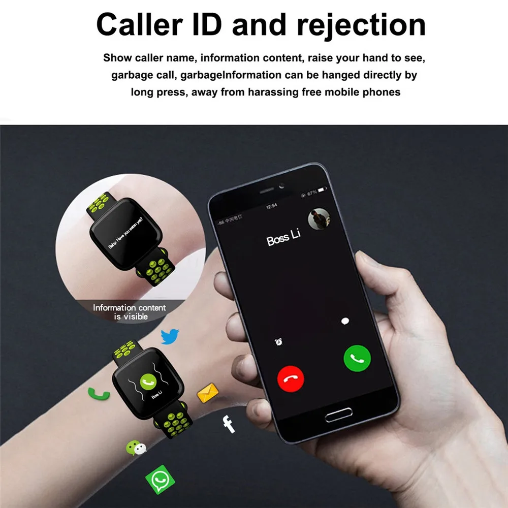 Умный Браслет MODOSON F15 Bluetooth браслет часы Smartband iwo для Huawei Xiaomi Samsung Apple iphone XS MAX XR X 8 7
