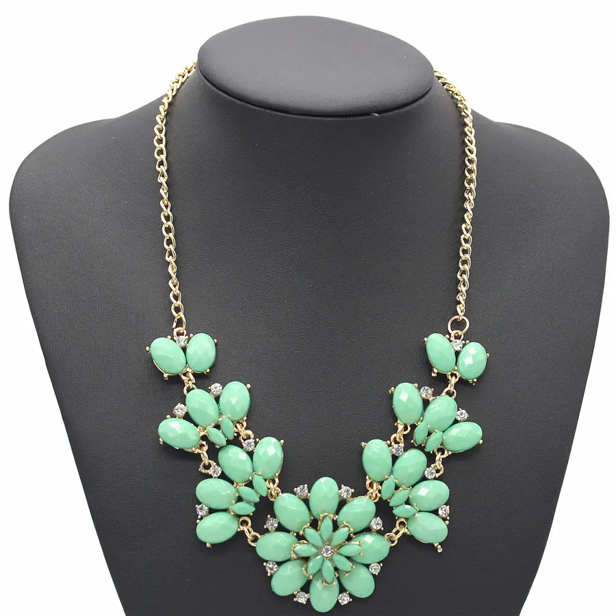 ADOLPH ювелирные изделия 2014 Новые 6 цветов модные цинковый сплав стразы цветок кулон