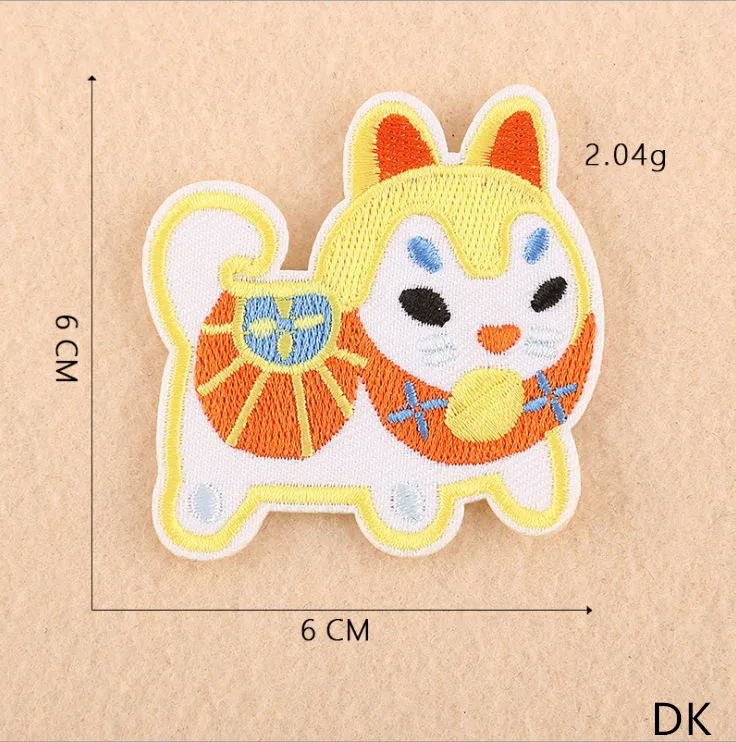 Новое поступление 10 шт. животных вышитые патчи железные на с мотивами из