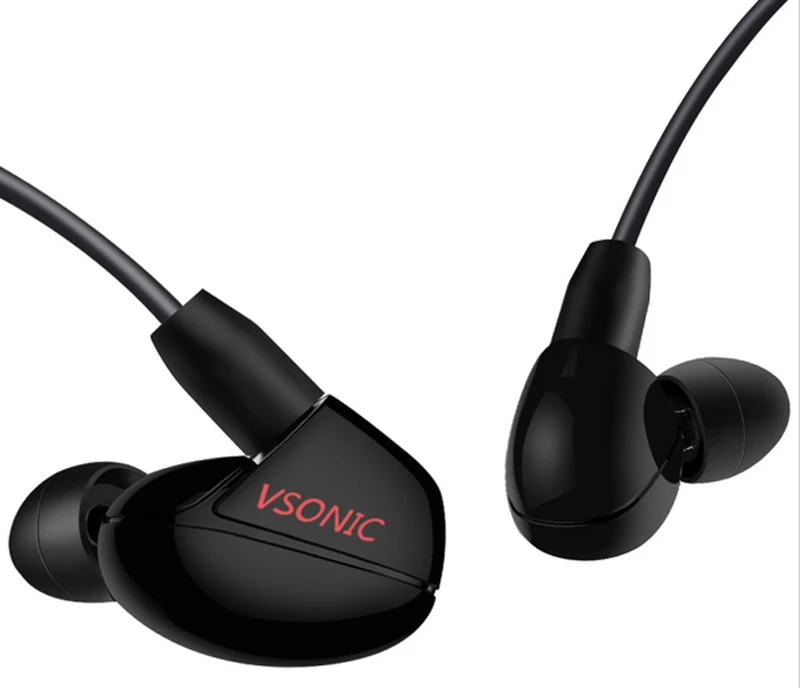 Новинка Лидер продаж vsonic vsd2si (с микрофоном) HiFi внутреннего уха Наушники для