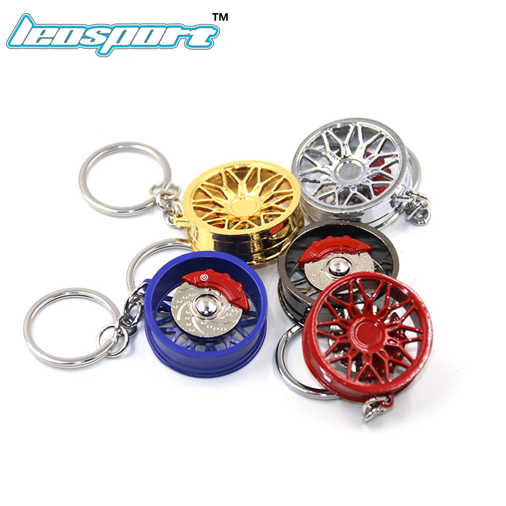 Leosport-JDM стиль колеса автомобиля Nos Turbo брелок для ключей для honda fans металл с тормозными дисками 001