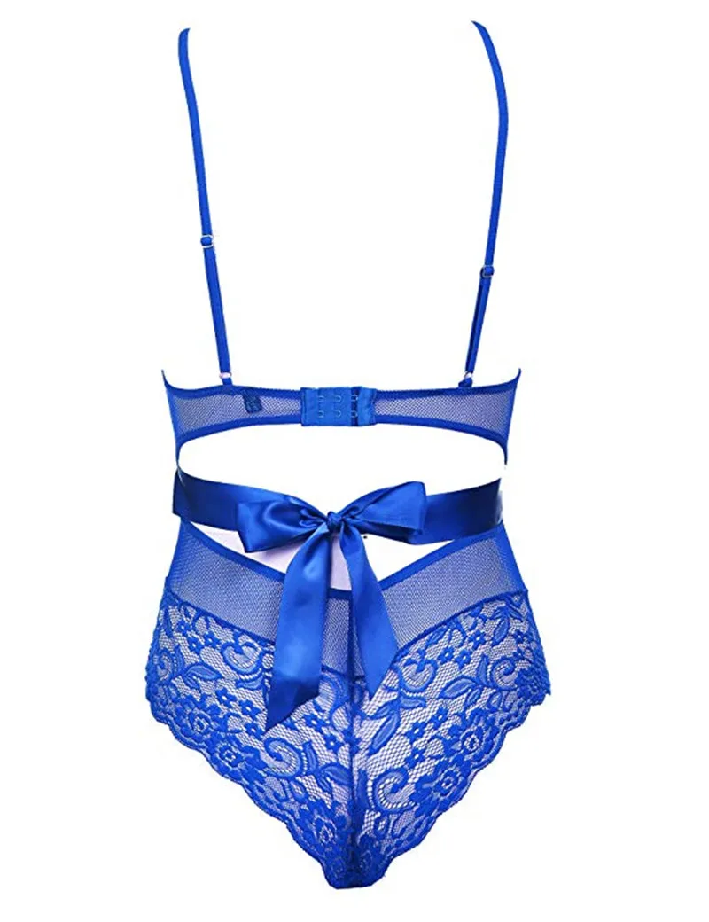 Женское нижнее белье Тедди кружевные чашки мини Babydoll сексуальное цельное