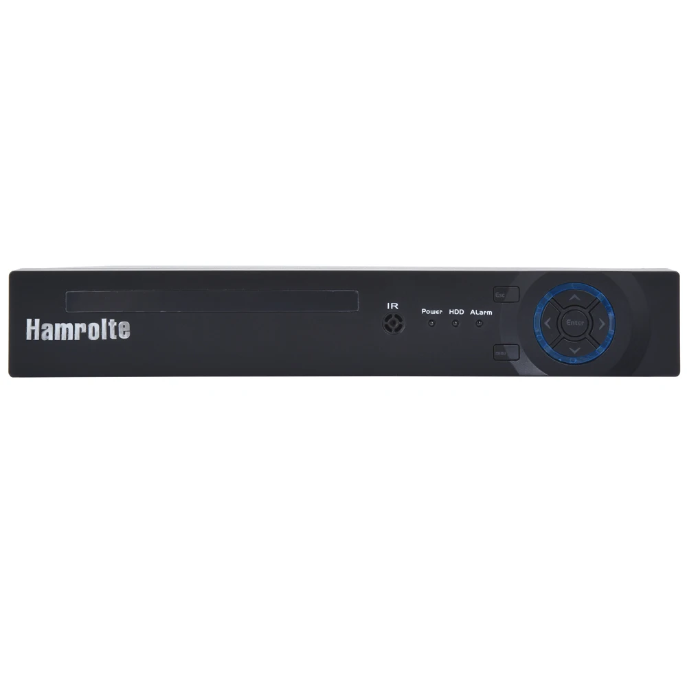 Камера видеонаблюдения Hamrolte сетевой видеорегистратор 4 канала H.265 POE выход 4K для