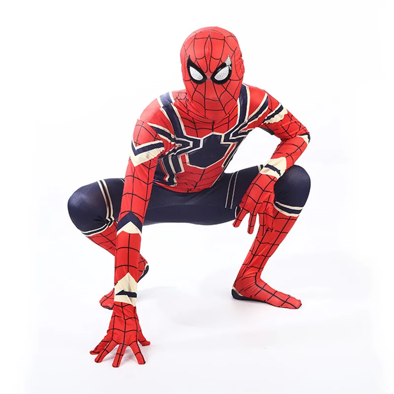 2018 Мстители 3 Человек паук косплей костюм Железный Хэллоуин нарядное платье