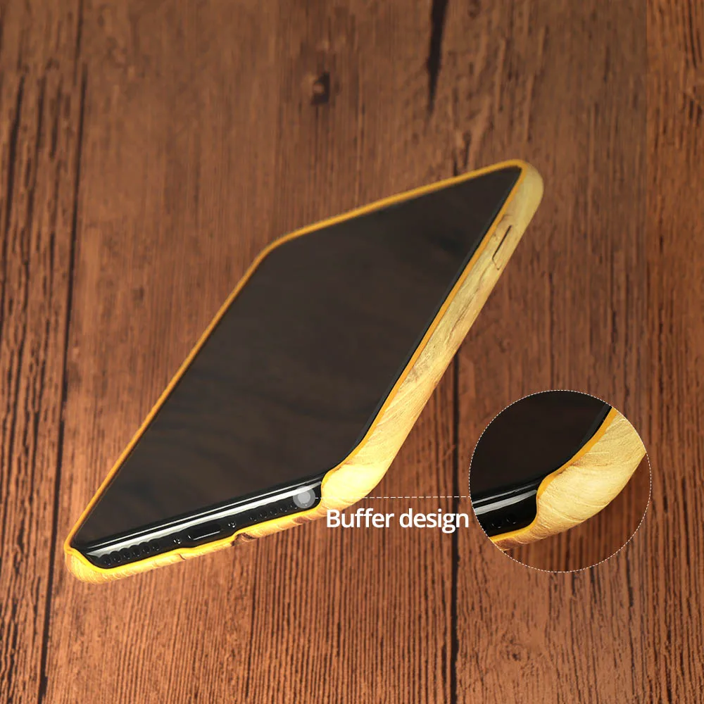 Wooden pattern Case For iPhone 7 case 8 plus Natural TPU Back Cover 6 6s X XR XS Max Soft Phone Bags |