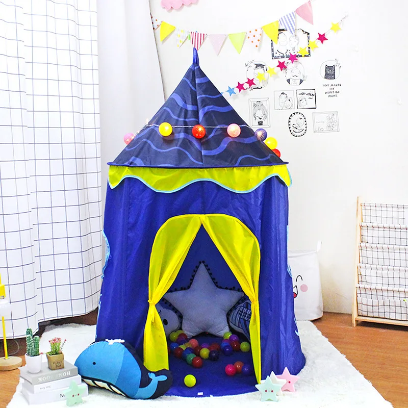 Настенный детский вигвам домик палатка портативный Замок принцессы подарок для