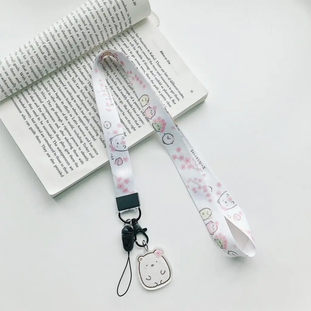 Ремешок для телефона с мультяшным рисунком ремешок на шею камеры удостоверения