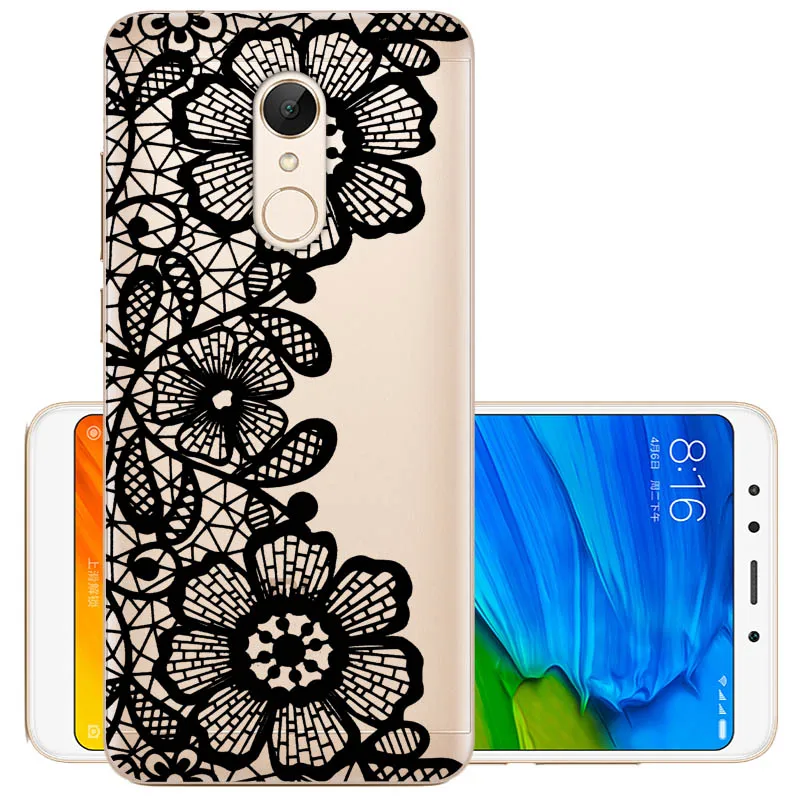 Мягкий чехол из ТПУ для Xiaomi Redmi 5, чехол для Xiaomi Redmi 5 Plus, мягкий силиконовый чехол с рисунком для задней панели телефона, чехлы для Redmi 5 5 Plus