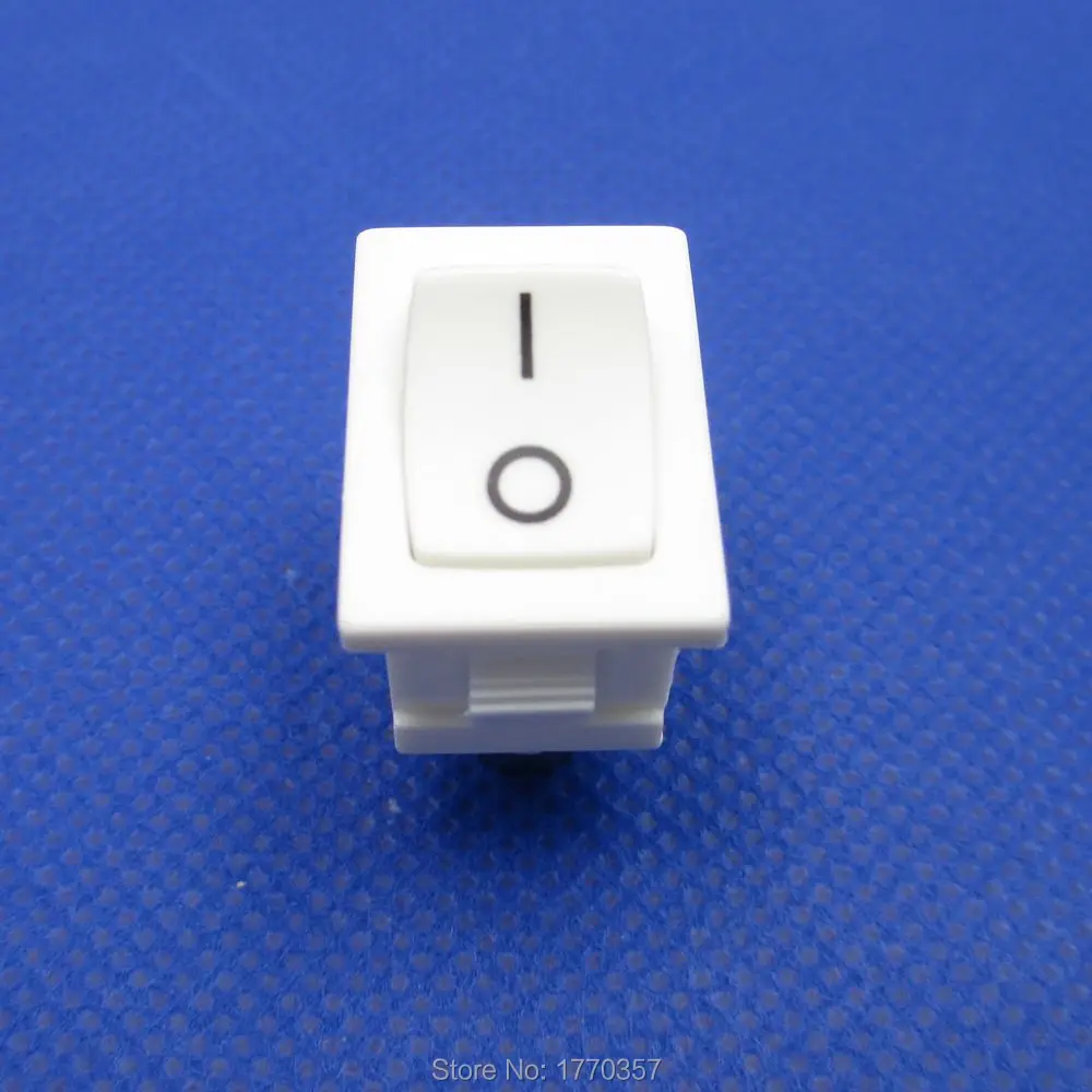 5pcs/lot 2 pins ON/OFF I/O 21*15mm in Mini Boat Rocker Switch 6A 250VAC 10A 125VAC brand new high quality black white | Обустройство