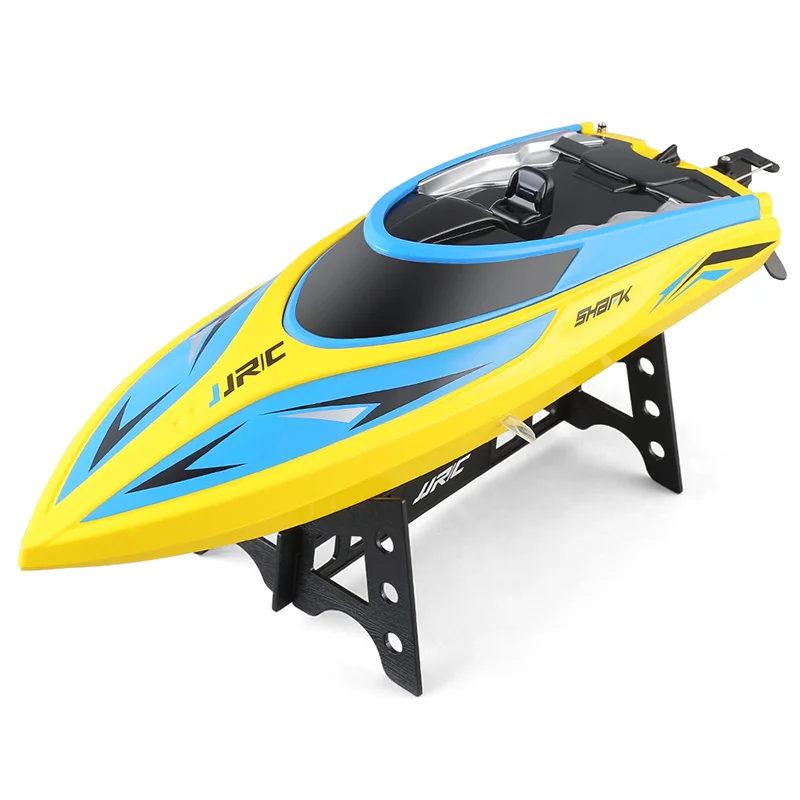Yellow JJRC S1 S2 S3 радиоуправляемая Лодка Водонепроницаемый сброс оборотов водяное охлаждение Высокая скорость 25 км/ч скоростная лодка гоночная лодка с двумя батареями - Цвет: Yellow