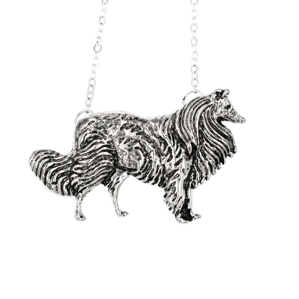 1246 овчарка кайма колли Ожерелье Подвески Собака Любовник амулеты Мемориал