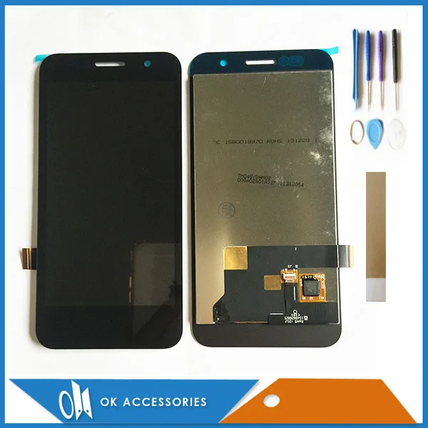 

For ZTE Blade Apex 2 Orange Hi 4G LCD Display+Touch Screen Digitizer Assembly 100% High Quality Black Color With Tools Tape