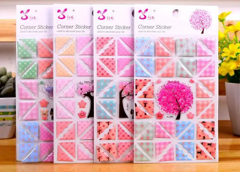 160 шт./4 листа желеобразных цветов фотоальбом сделай сам реквизит для