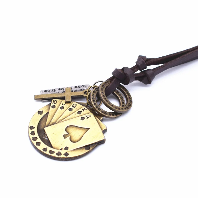 VOQ 2017 модный счастливый Лопата прямой флеш покер ручной работы очаровательное