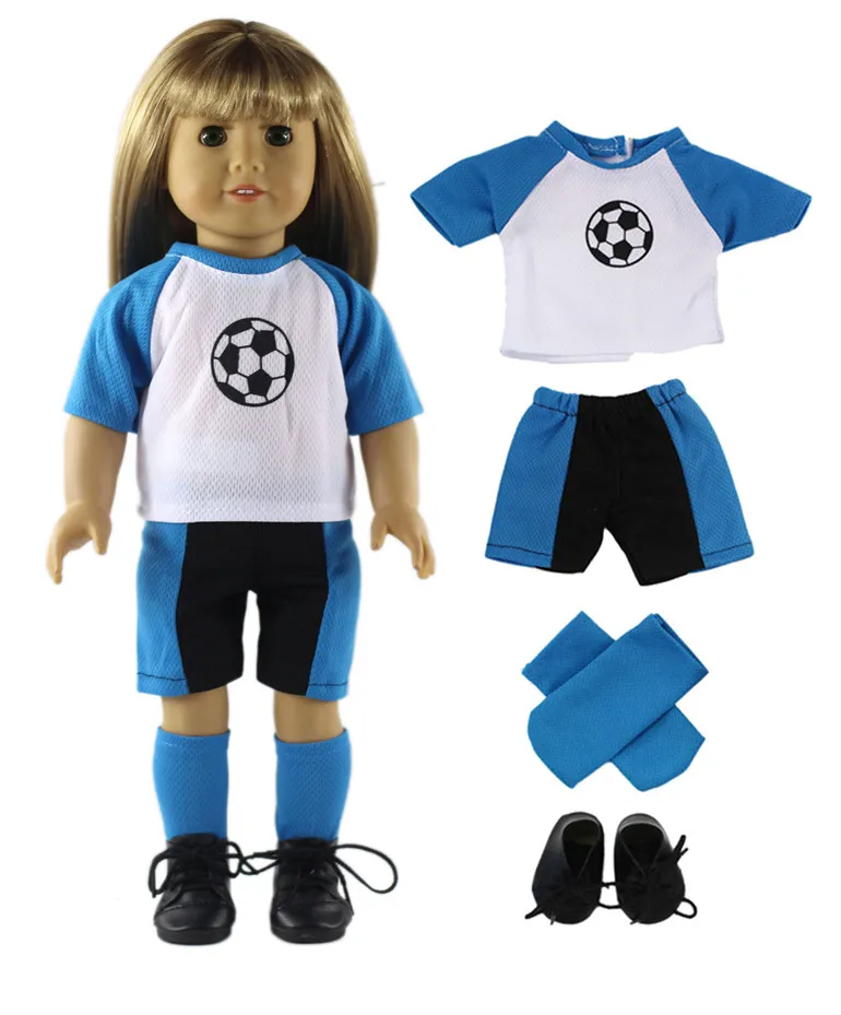 1 комплект спортивной одежды Одежда для кукол куклы 18 дюймов A39|doll clothes|outfit dollclothes