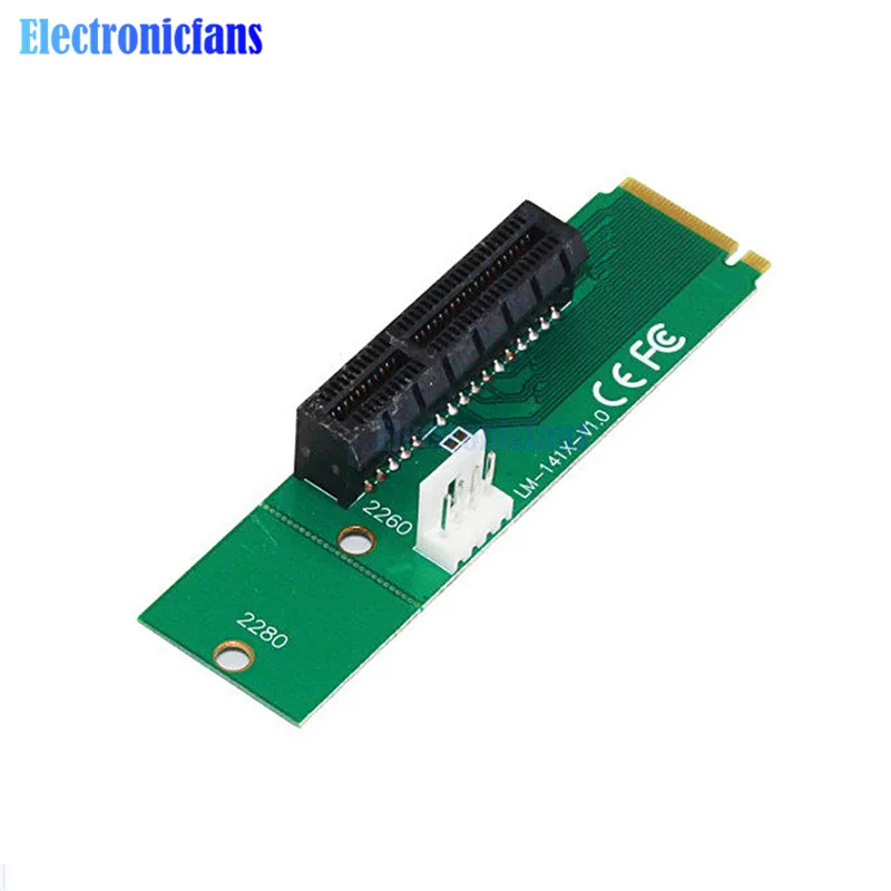 PCI Express E 4X Female к NGFF M.2 M Key Male адаптер преобразователь с кабелем питания Micro SATA Socket|pci-e