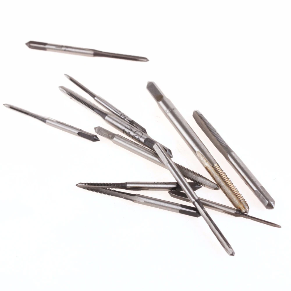 Ручной инструмент для резьбы 10 шт. из быстрорежущей стали по металлу M1/1 2/1 4/1 6/1 7/1