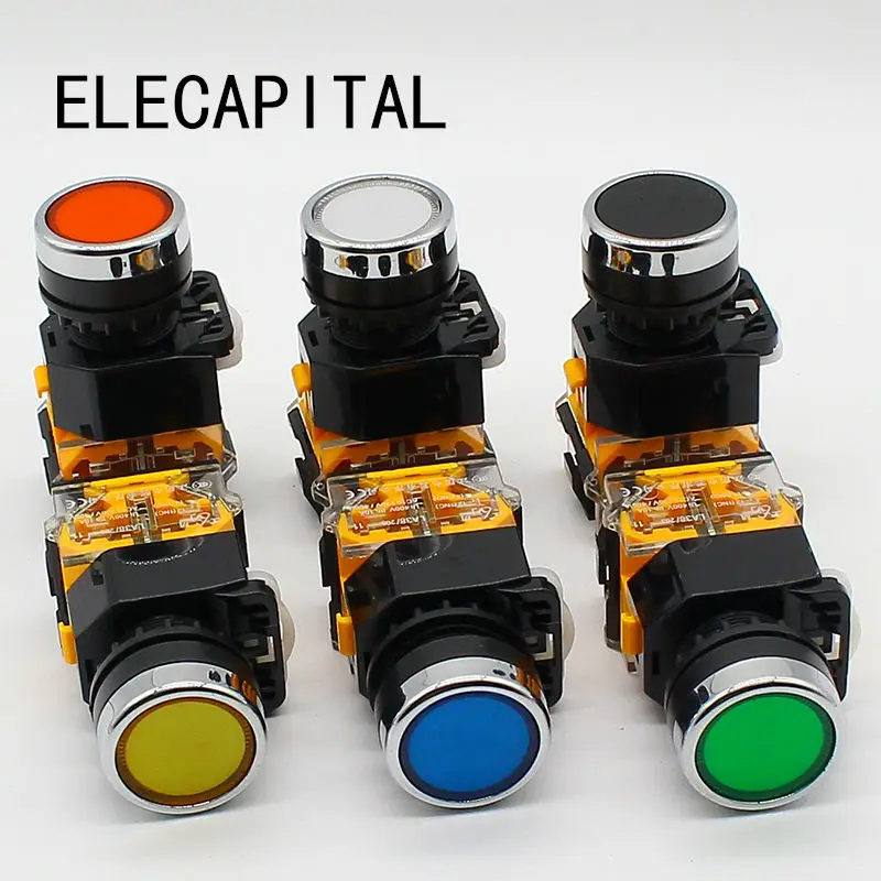 

22mm momentary Push button switch 1NO+1NC