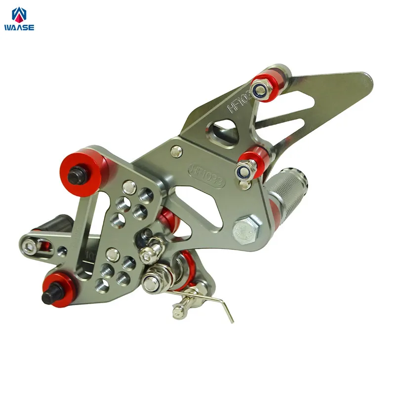 Waase CNC алюминиевый Rider Racing Rearset задние наборы подножки колышки для KTM SUPER DUKE 1290 R