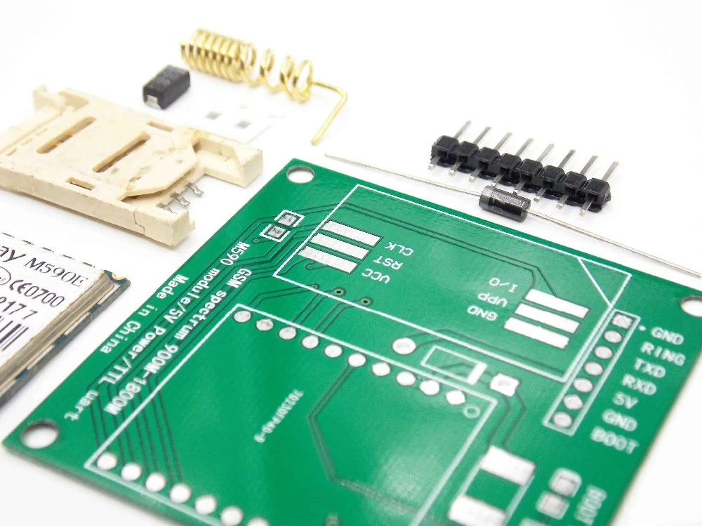 M590E GSM GPRS модуль Diy наборы M590 900m 1800m sms процессор MCU тест|test|testing cputest kit |