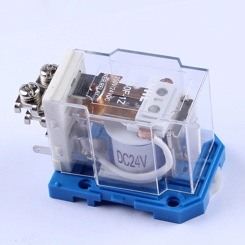 JQX 40F 24 В высокомощное реле времени задержка 250 в постоянного тока электрическое