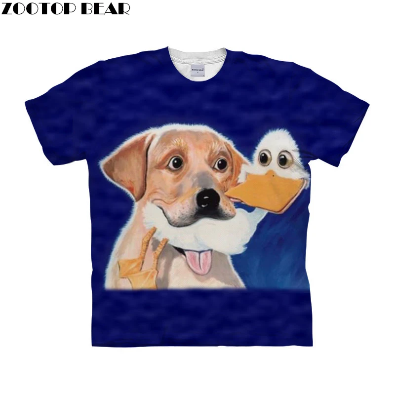 Футболка с изображением милой собаки 3d футболка для мужчин и женщин рисунком