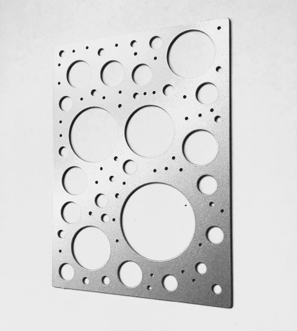 DIY полые круглые шаблоны для вырезания формы шаблон тиснение скрапбукинга