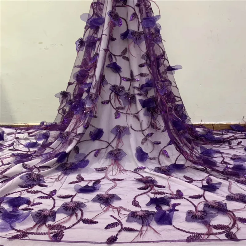 Африканская кружевная ткань Кассия с блестками 5 ярдов/лот 2019 высококачественные