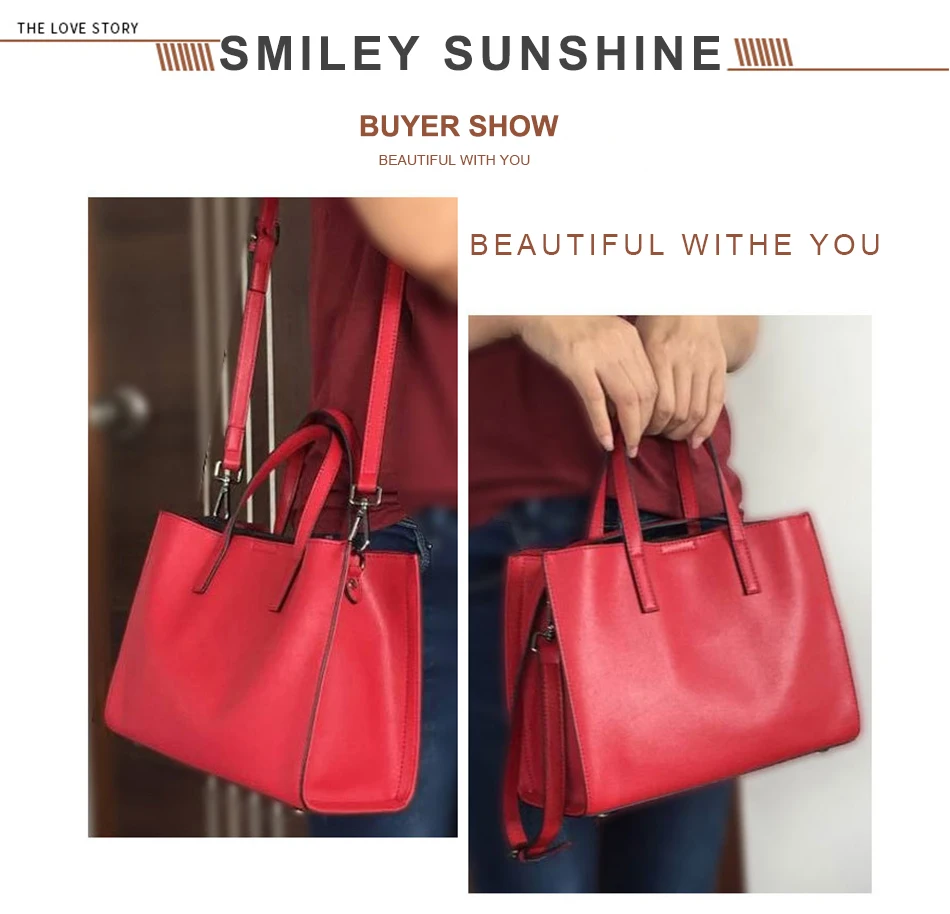 SMILEY SUNSHINE, роскошные женские сумки из натуральной кожи, сумки для женщин, Saffiano, сумки на плечо, женские знаменитые сумки-тоут, ручные сумки