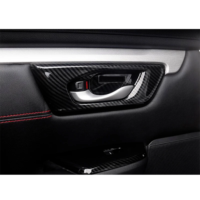 Для Honda CRV CR V 2017 2018 автомобильный 4 шт. Матовый Интерьер ABS хром Внутренняя дверь
