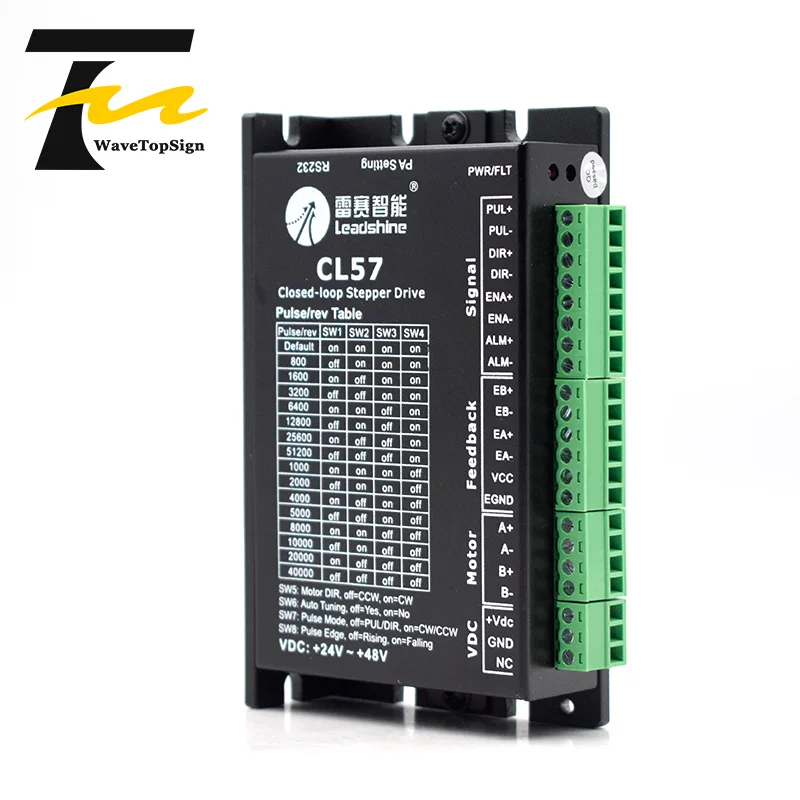 Двухфазный шаговый двигатель Leadshine NEMA24 серия 60CME + Драйвер CL57 2 нм 3 Нм 60 фланцевый