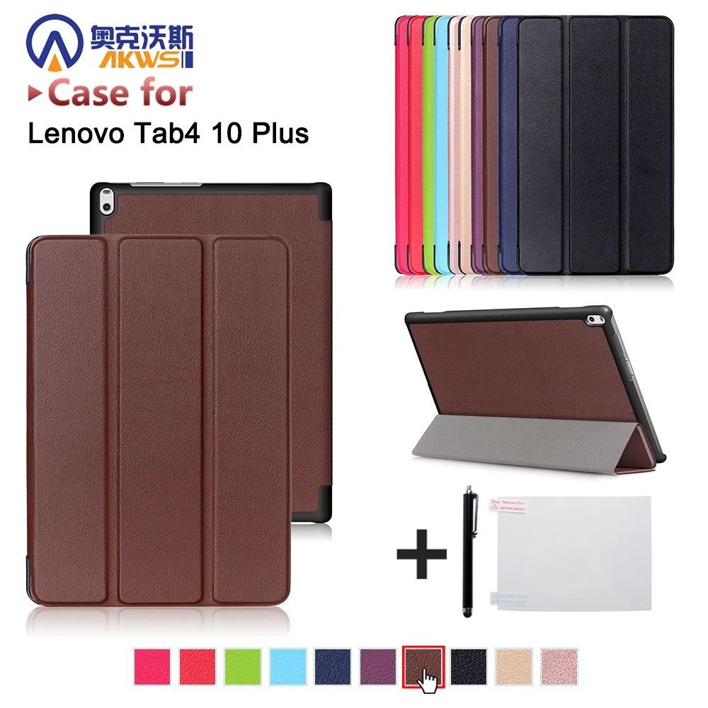 Чехол для Lenovo TAB 4 10 Plus защитный чехол с принтом планшета TB-X704N выпуска 2017 + подарок |