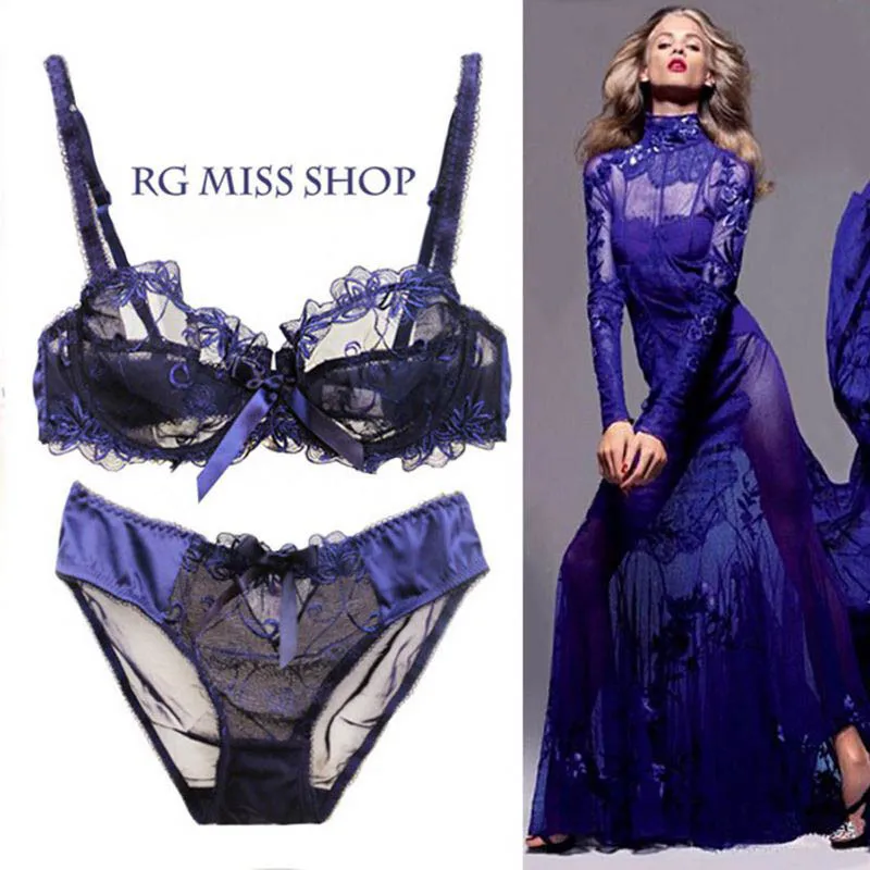 Модные бюстгальтеры с вышивкой женское нижнее белье большие размеры сексуальное