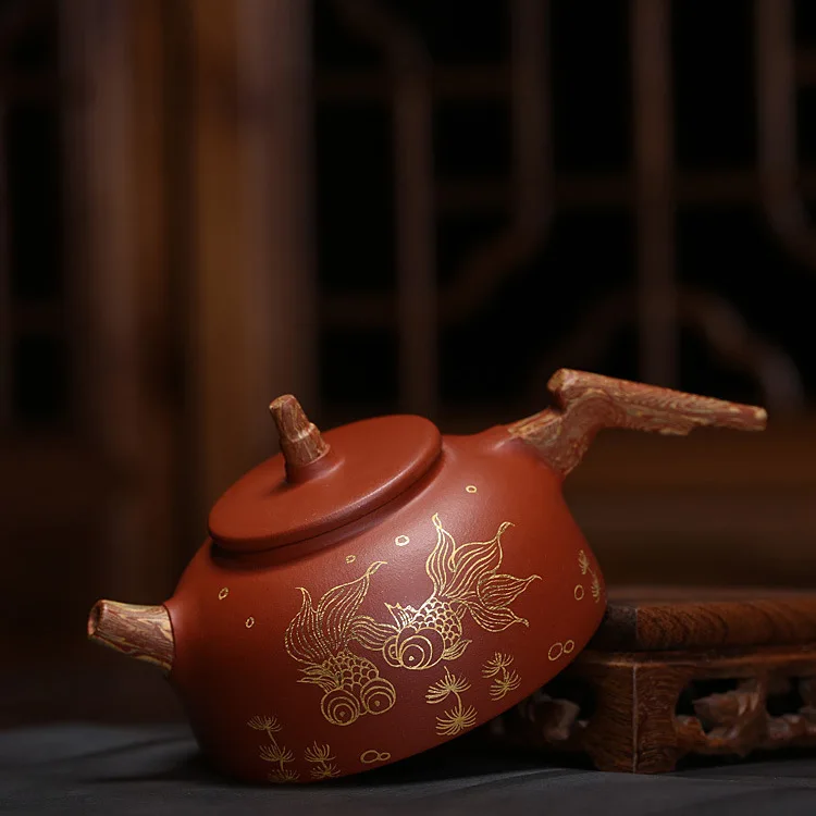 Песочная чайная посуда Золотая бутылка для рисования руды и цемента подвесная