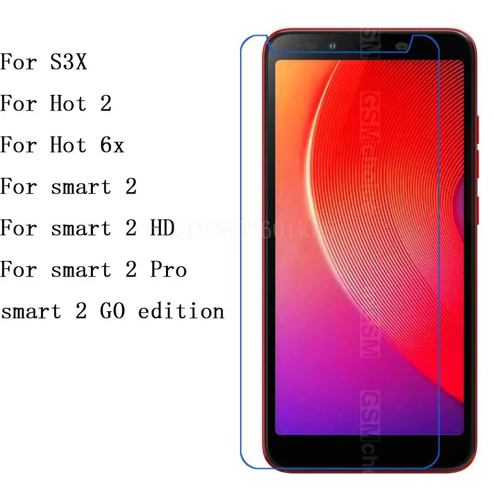 Для Infinix smart 2 HD Pro GO edition закаленное стекло для Hot 6x S3X защита экрана защитное пленка