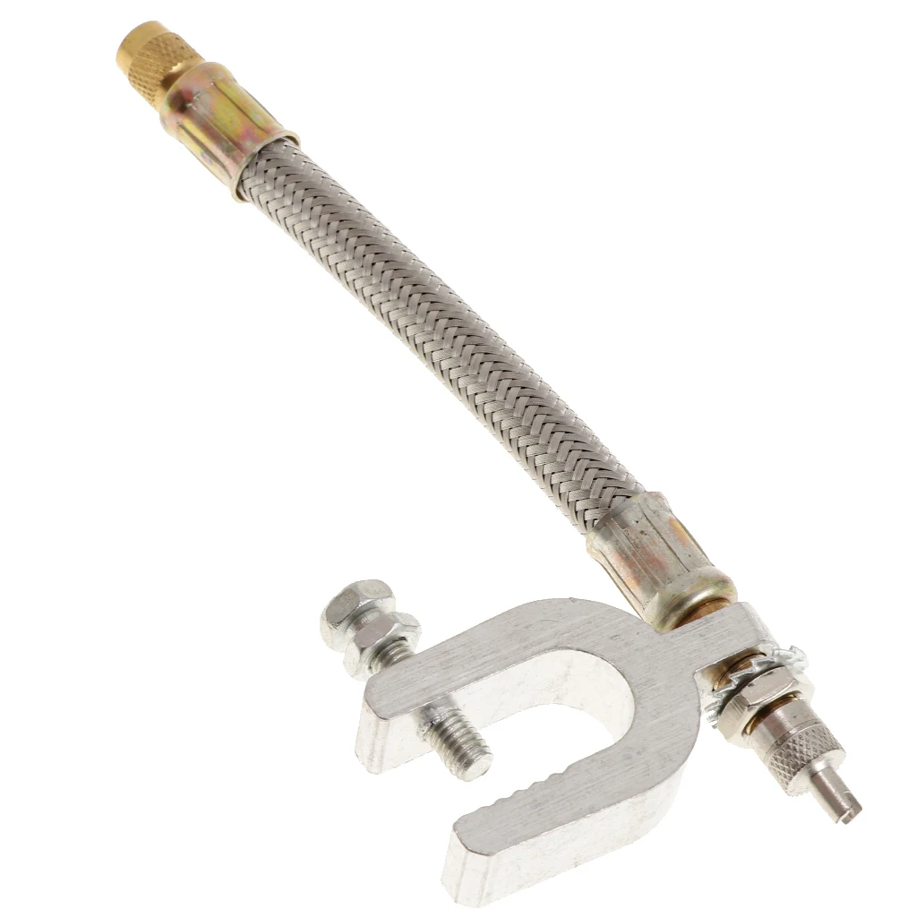 Плетеный Удлинительный адаптер для клапана из нержавеющей стали с алюминиевым