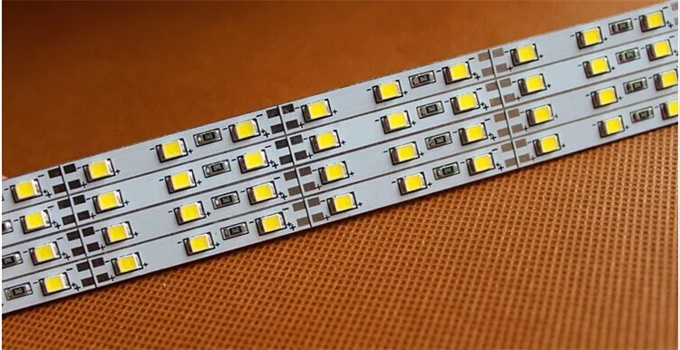 10 шт./лот samsung 2835 SMD led светильник, ультра тонкий 5 мм led жесткий бар, 18,7 Вт/м led твердая полоса LHS-28-002