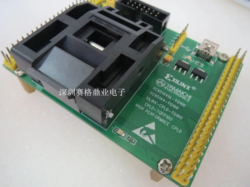 Раскладушка XC95144XL TQFP100 LQFP100 DIP100 YAMAICHI интервал 0 5 мм IC адаптер для горения