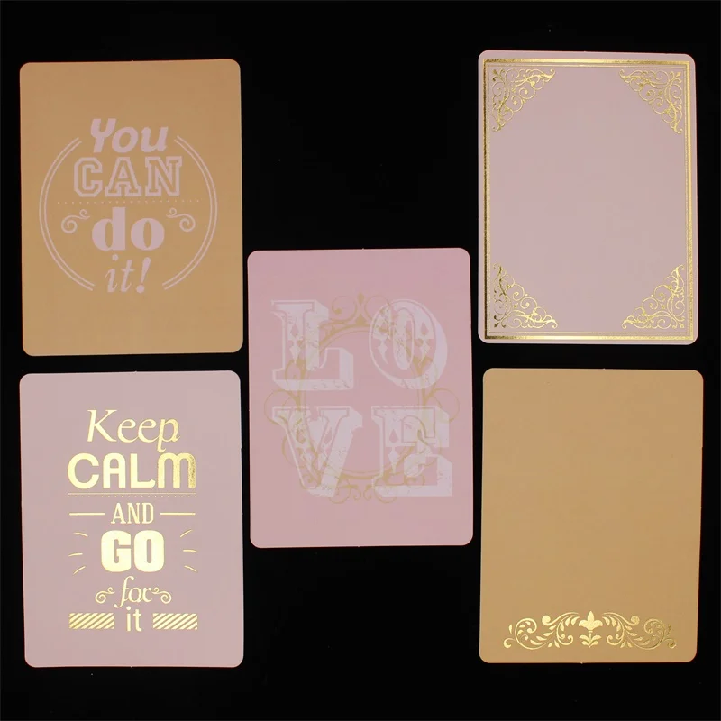 10 шт. 3*4 дюймовые двухсторонние печатные бумажные карманные карты мечты для