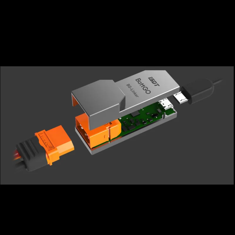 1pcs ISDT BG-Linker BattGO Battery Adapter Linker for RC Rechargable Plug Converter USB Cable Charging Balance Charger DIY | Игрушки и