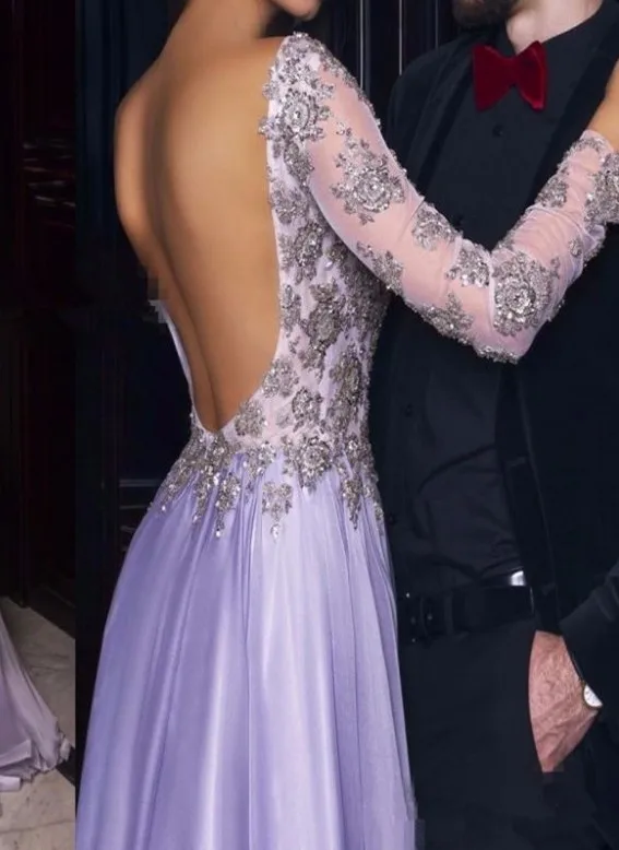 Элегантное вечернее платье Elie Saab с длинным рукавом распродажа 2019 вечерние платья
