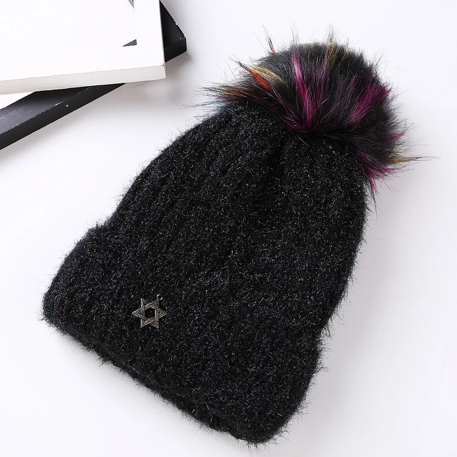 Новое поступление 2017 года довольно милые зимние Стиль ватным тампоном помпонами