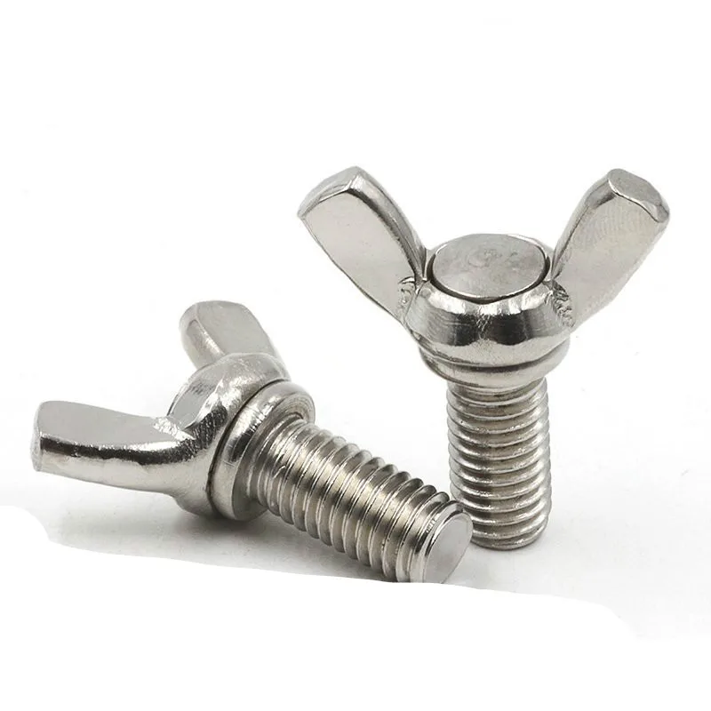 2 шт. 304 Болт Бабочка из нержавеющей стали M6 * 10/12... 55|butterfly bolts|stainless steel boltsstainless bolt |