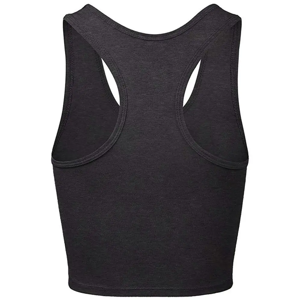 Crop Top Women Athletic Running Sports Bra Streetwear Gym Fitness Seamless Padded Vest Tank Tops 2019 New LD | Женская одежда